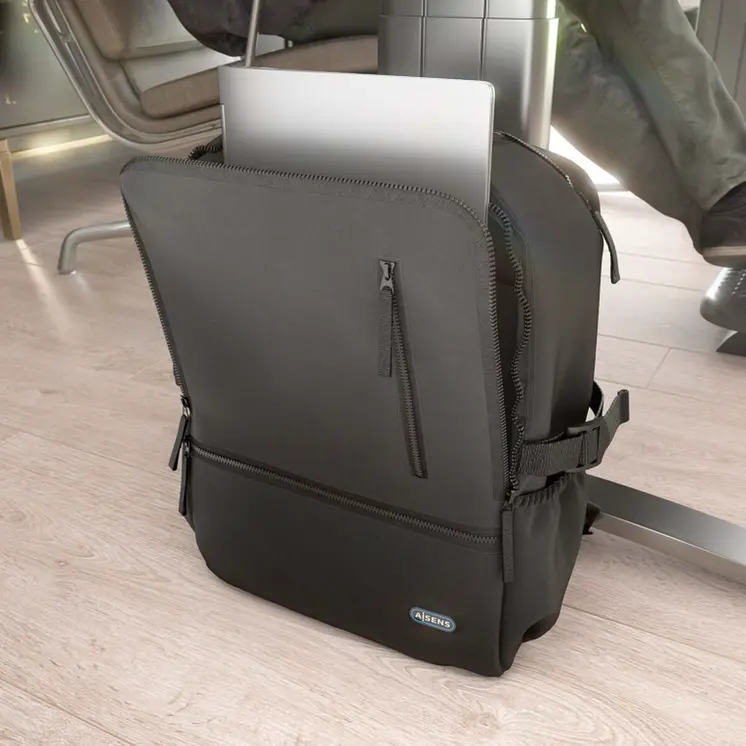 Laptop Backpack Aisens ASBG-BP086-BK Black