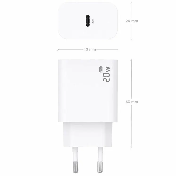Wall Charger Aisens A110-0938 White 20 W