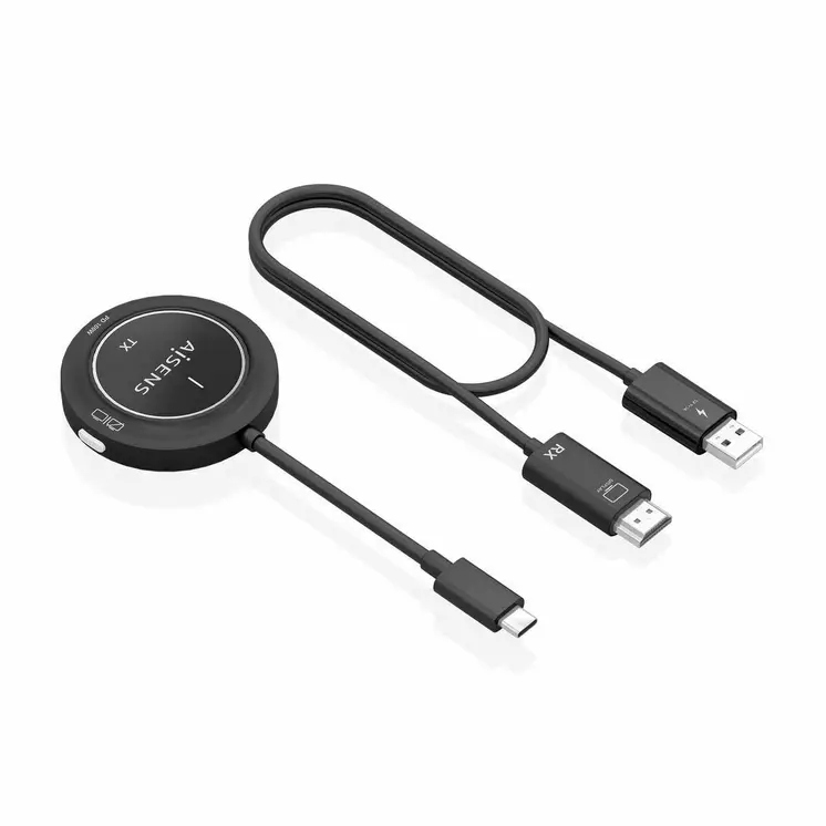 HDMI Cable Aisens ASWL-H2KC30M004-BK Black