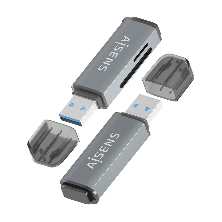 Card Reader Aisens ASCR-2A09-GR Grey
