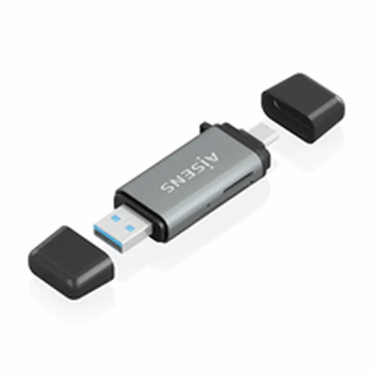 Card Reader Aisens ASCR-2AC11-GR Grey
