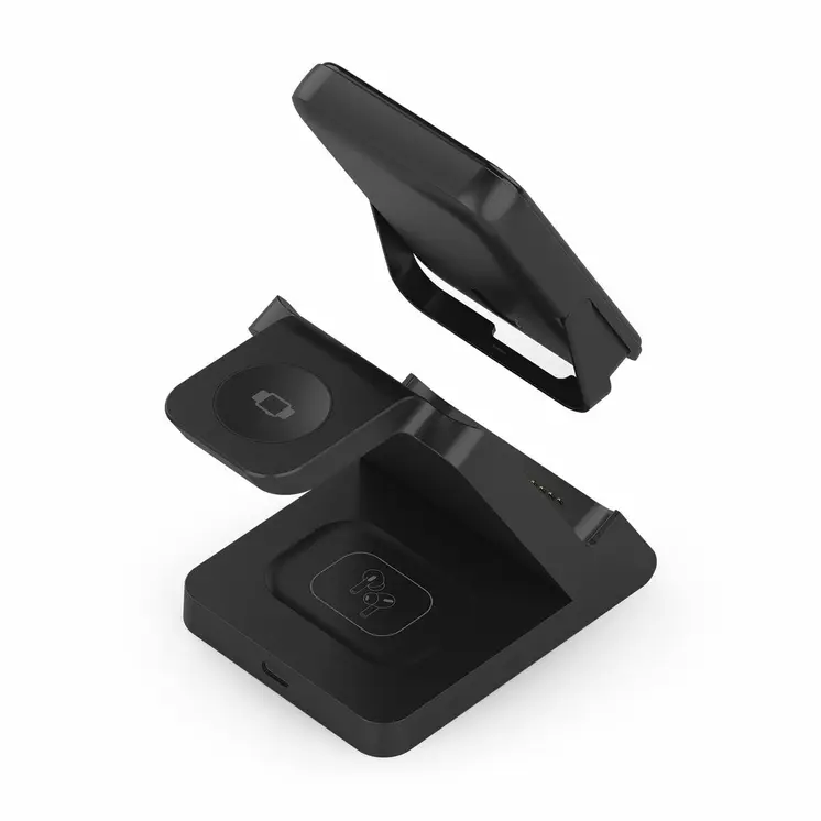 Cordless Charger Aisens ASCH-15W4WC064-BK Black 15 W