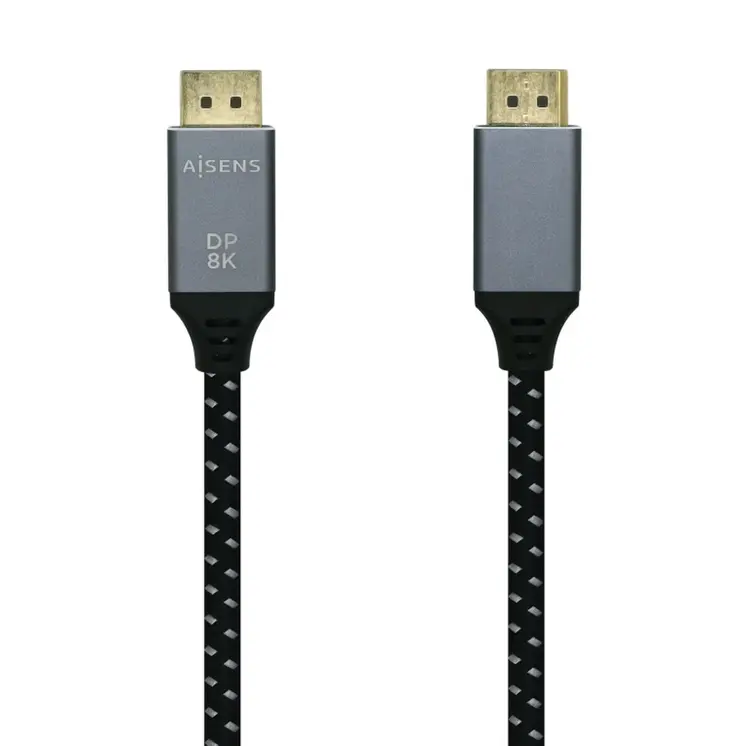 DisplayPort Cable Aisens Black Black/Grey 1,5 m
