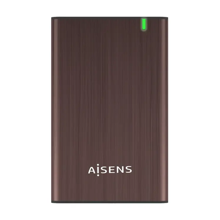 Hard drive case Aisens ASE-2525BWN Brown 2,5"