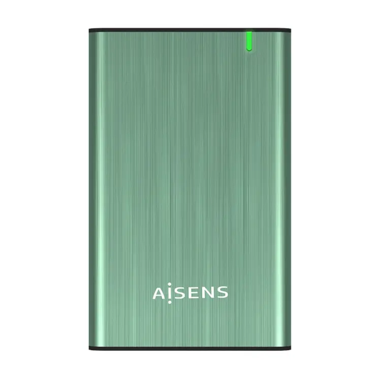 Hard drive case Aisens ASE-2525SGN USB Green USB-C Micro USB B USB 3.2