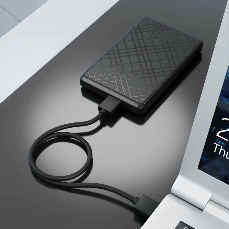 External Hard Drive Aisens ASE-2522B Black