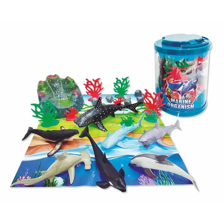 Playset 22 x 17 cm animals