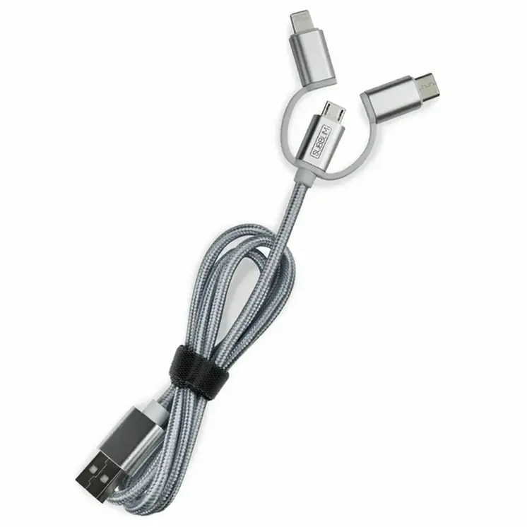 Universal USB Car Charger + USB-C Cable Subblim SUB-CHG-4CC001