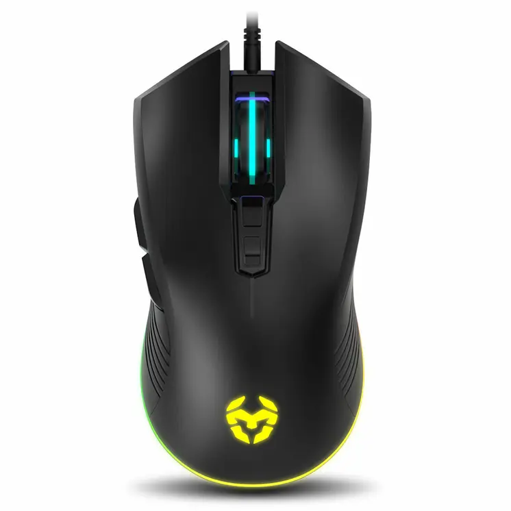 Keyboard with Gaming Mouse Krom NXKROMKRSHRSP Black