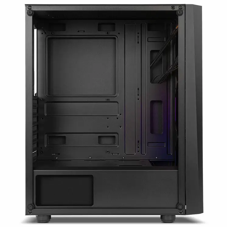 ATX Semi-tower Box Nox-Xtreme NXHUMMERFROST Black ATX