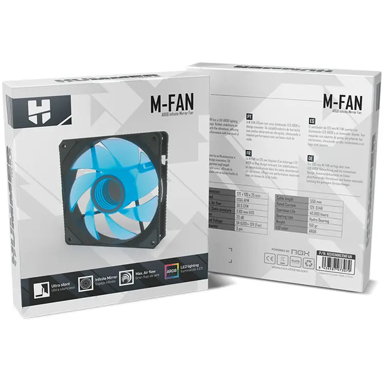 Box Ventilator Nox-Xtreme M-FAN Ø 12 cm (1 Unit)