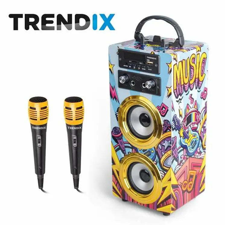 Speaker with Karaoke Microphone