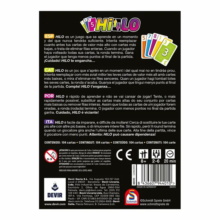 Card Game Devir BGHILEE