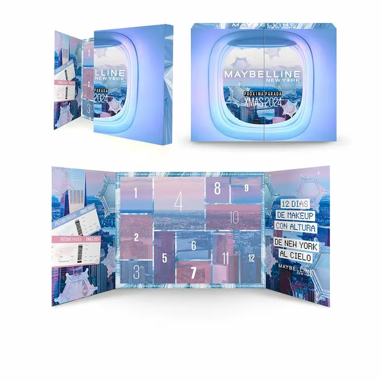 Make-Up Set Maybelline XMAS 2024 Advent Calendar 12 Pieces
