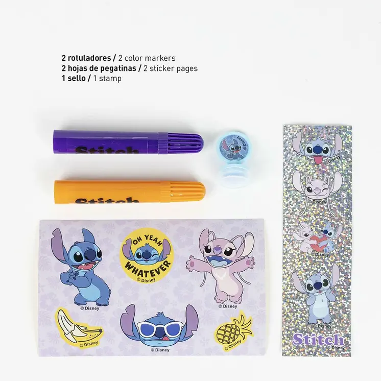 Pencils Stitch Blue