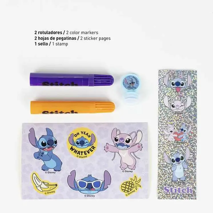 Pencils Stitch Blue