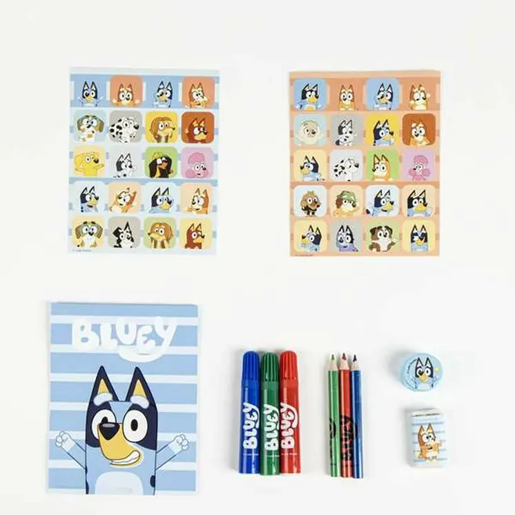 Stationery Set Bluey Blue