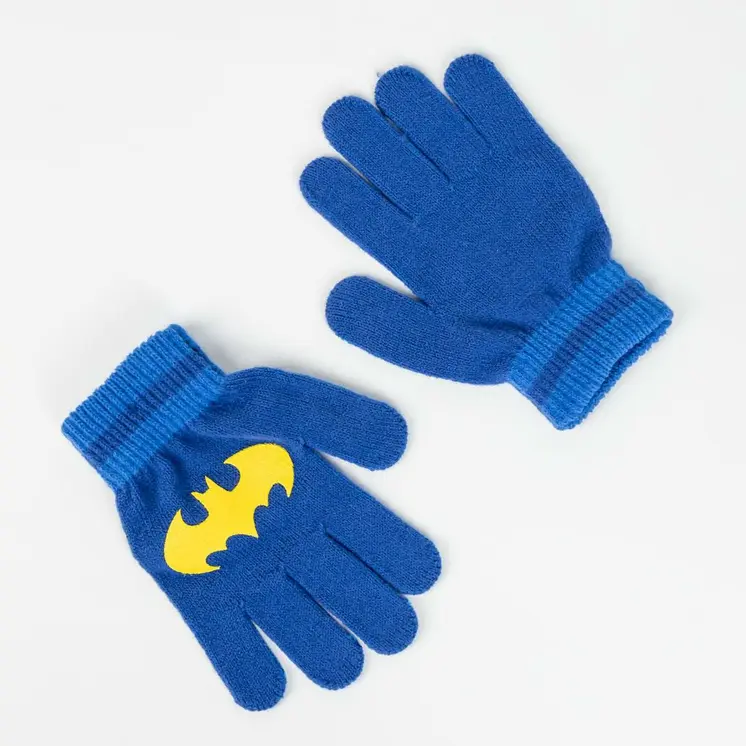 Hat & Gloves Batman Blue