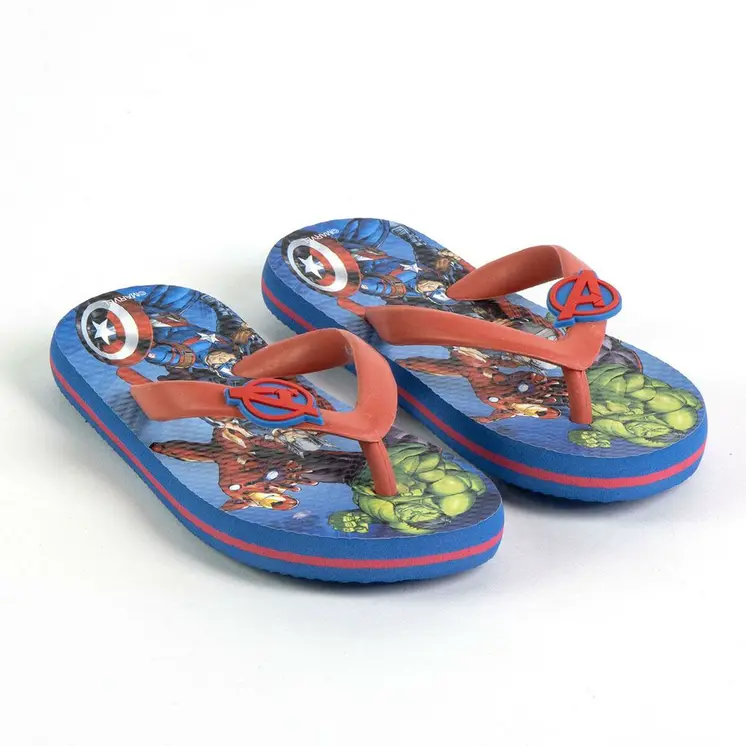Swimming Pool Slippers The Avengers Dark blue