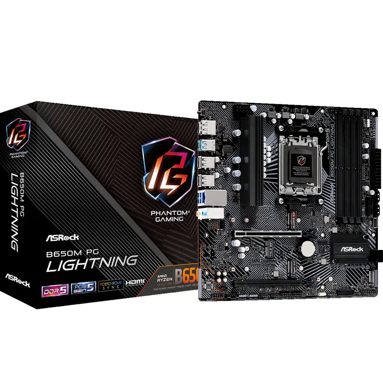 Motherboard ASRock B650M PG LIGHTNING AMD B650 AMD AM5
