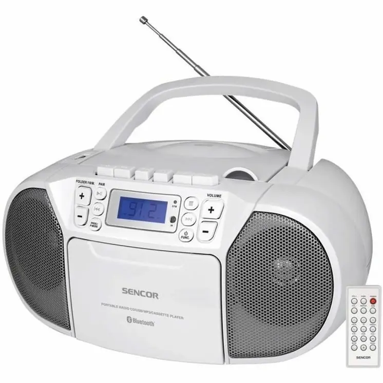 Radio cassette Sencor SPT 3907 W Blue White