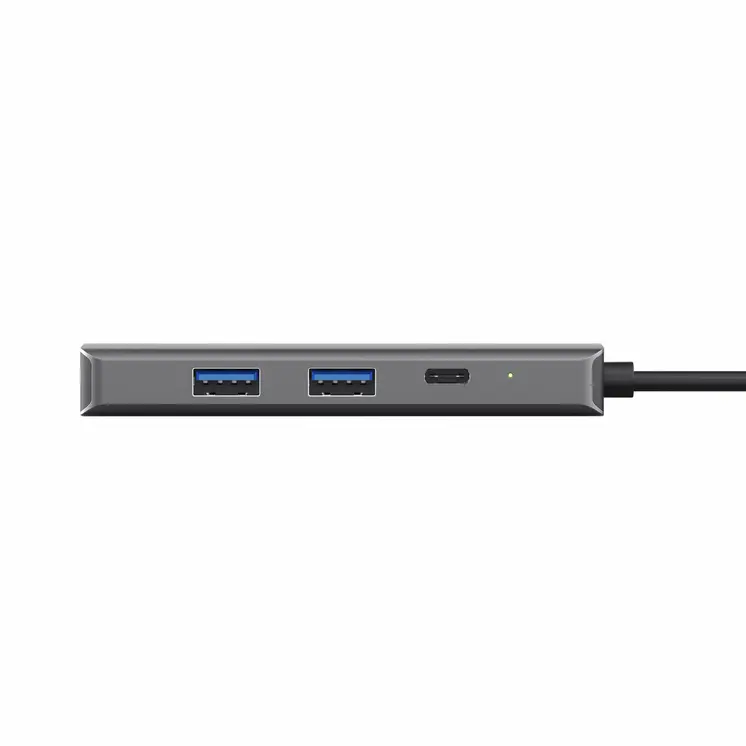 USB Hub Trust 24968 Silver (1 Unit)