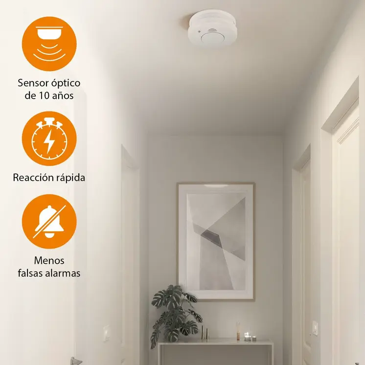 Smoke Detector Smartwares 10.100.41 (4 Units)