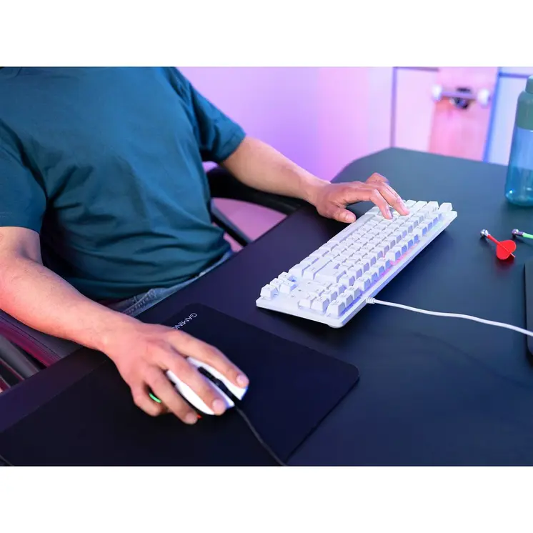Gaming Keyboard Trust GXT 833W THADO White Multicolour QWERTY Qwerty US