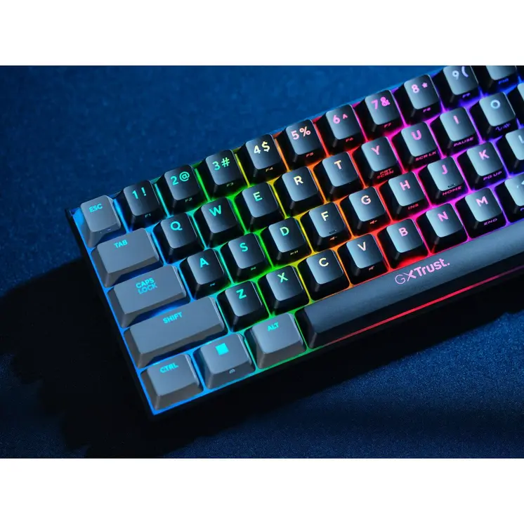 Gaming Keyboard Trust GXT 867 Acira Black Multicolour QWERTY Qwerty US