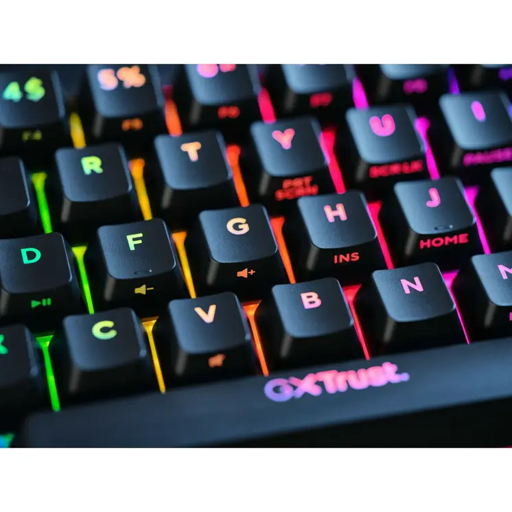 Gaming Keyboard Trust GXT 867 Acira Black Multicolour QWERTY Qwerty US