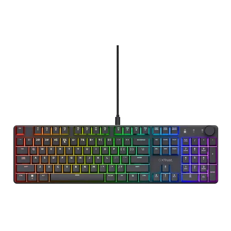Keyboard Trust GXT 866 TORIX Black Qwerty US
