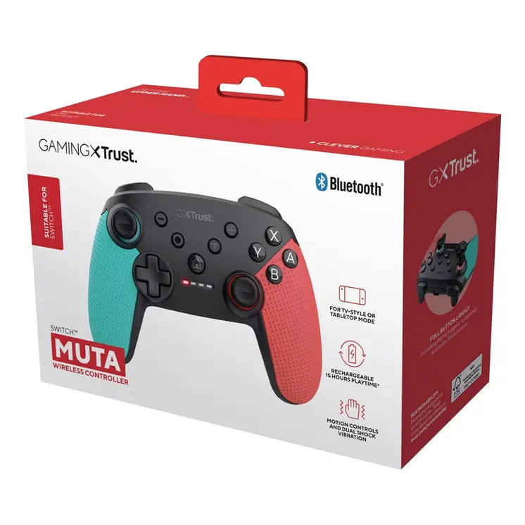 Gaming Control Trust 25427 Blue Black Red Bluetooth Nintendo Switch