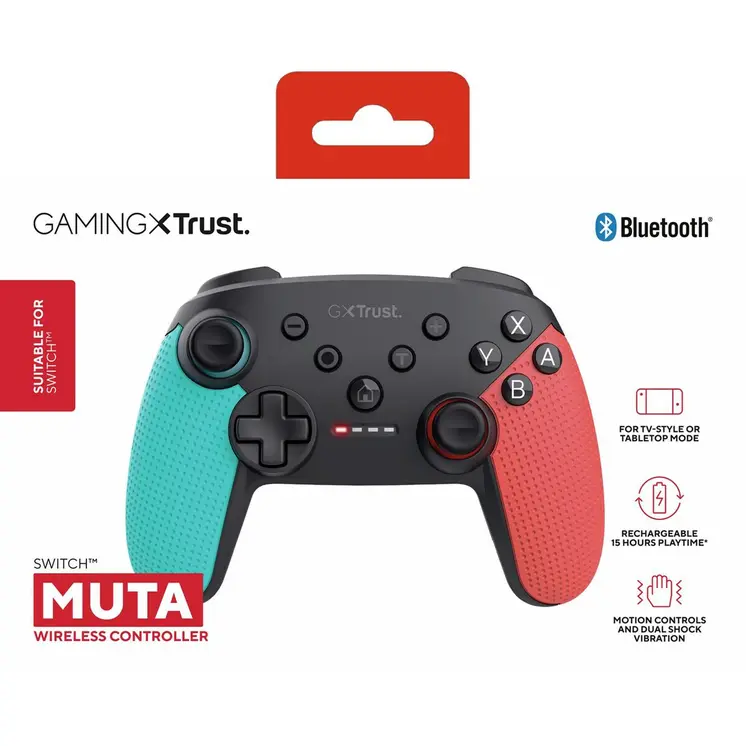 Gaming Control Trust 25427 Blue Black Red Bluetooth Nintendo Switch