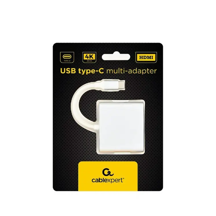 3-Port USB-C Hub GEMBIRD A-CM-HDMIF-02-SV Silver