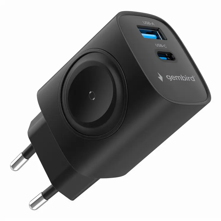 Wall Charger GEMBIRD TA-UC-PDQCW20-01-BK