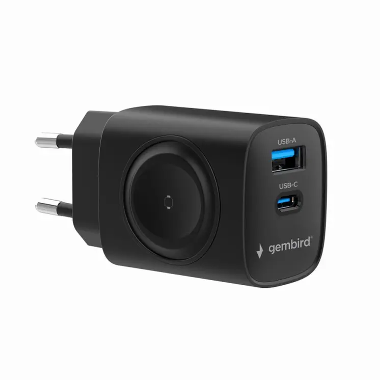 Wall Charger GEMBIRD TA-UC-PDQCW20-01-BK
