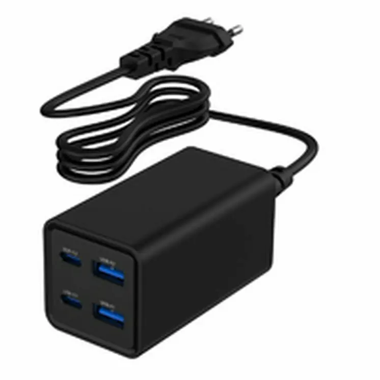 Wall Charger GEMBIRD TA-UC-2A2C-PD65-01-BK