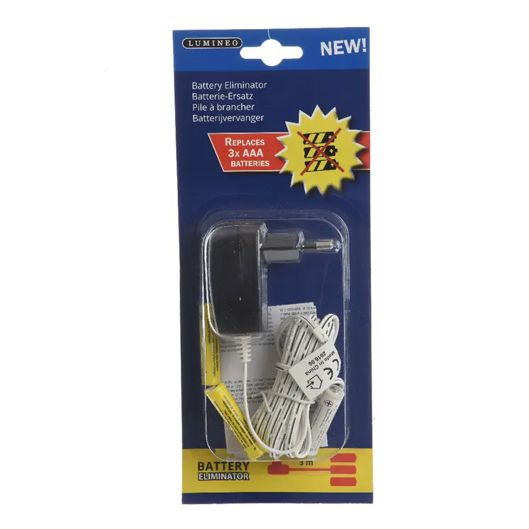 Battery Eliminator Lumineo Interiors 4,5 V 3 x AAA