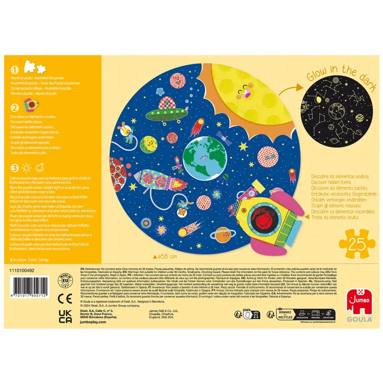 Puzzle Goula XXL Space 25 Pieces