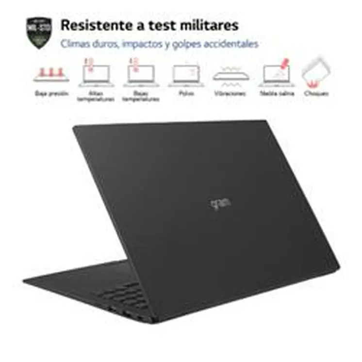 Laptop LG 17Z90R-E.AD75B 17" i7-1360P 32 GB RAM 512 GB SSD NVIDIA GeForce RTX 3050 Spanish Qwerty