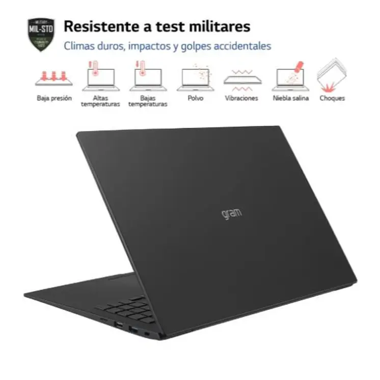 Laptop LG 17Z90R-E.AD75B 17" i7-1360P 32 GB RAM 512 GB SSD NVIDIA GeForce RTX 3050 Spanish Qwerty