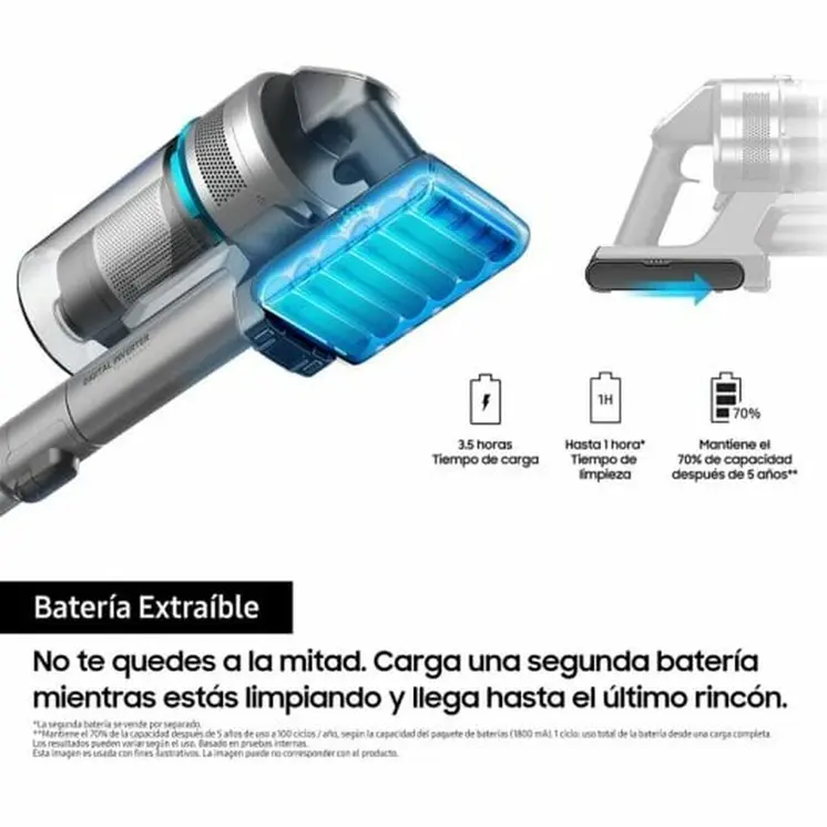 Stick Vacuum Cleaner Samsung VS15T7031R1 150 W