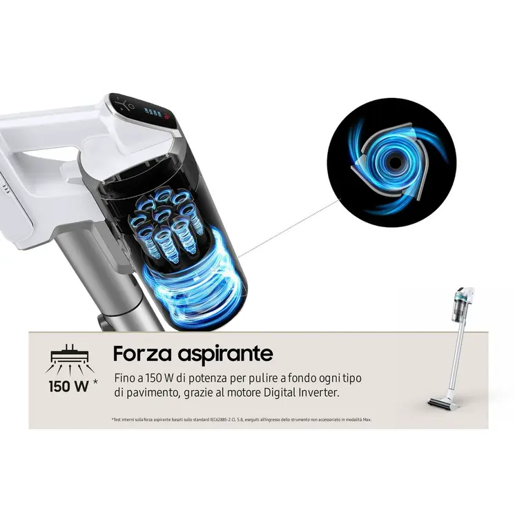 Stick Vacuum Cleaner Samsung VS15T7031R1 150 W