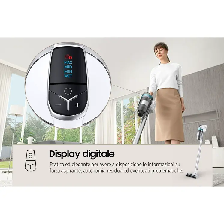 Stick Vacuum Cleaner Samsung VS15T7031R1 150 W