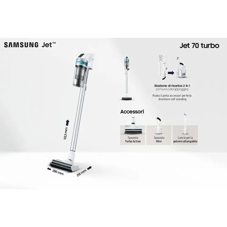 Stick Vacuum Cleaner Samsung VS15T7031R1 150 W