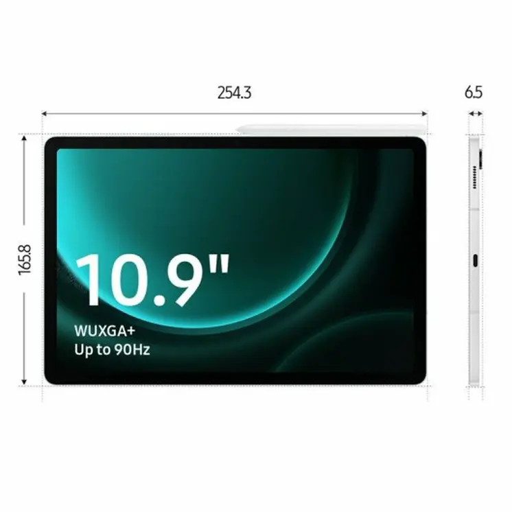 Tablet Samsung Galaxy Tab S9 FE X510 10,9" 8 GB RAM 256 GB Green
