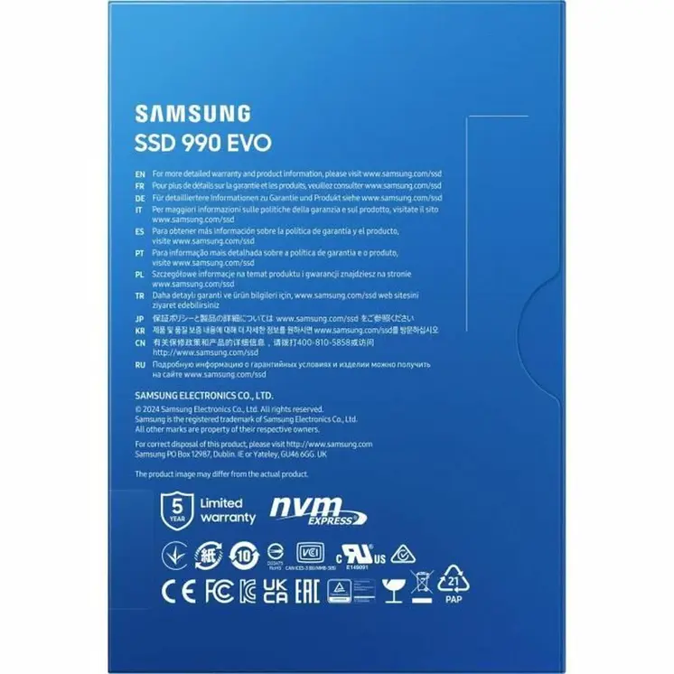 Hard Drive Samsung MZ-V9E2T0BW 2 TB SSD