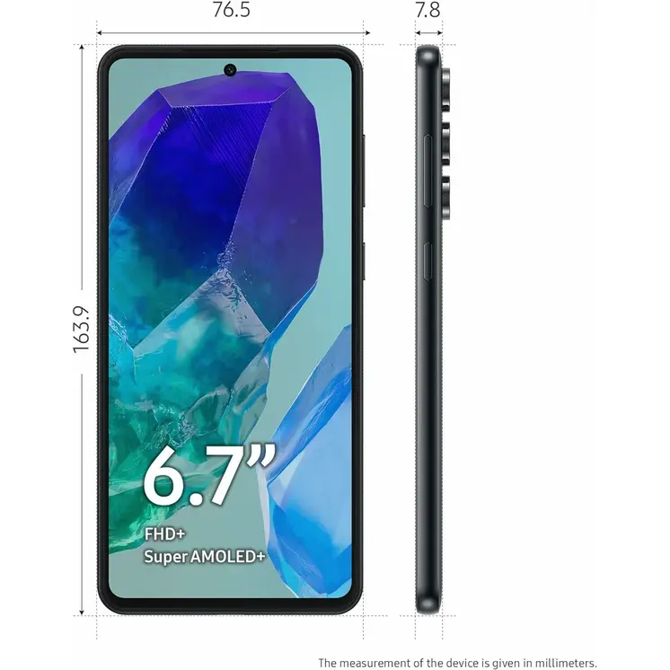 Smartphone Samsung Galaxy M55 5G 6,7" Octa Core 8 GB RAM 256 GB Blue