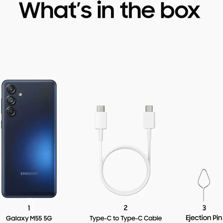 Smartphone Samsung Galaxy M55 5G 6,7" Octa Core 8 GB RAM 256 GB Blue