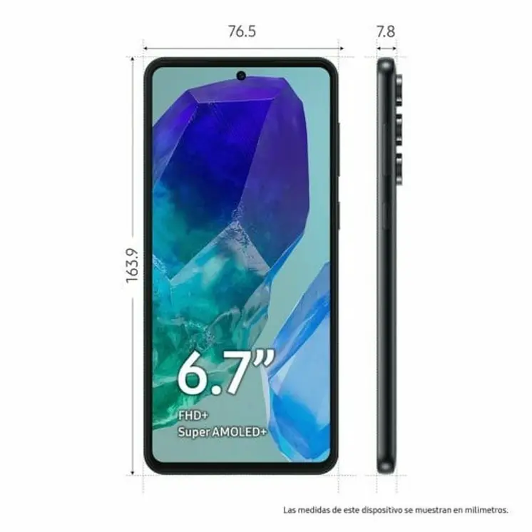 Smartphone Samsung Galaxy M55 5G 6,7" Octa Core 8 GB RAM 256 GB Blue